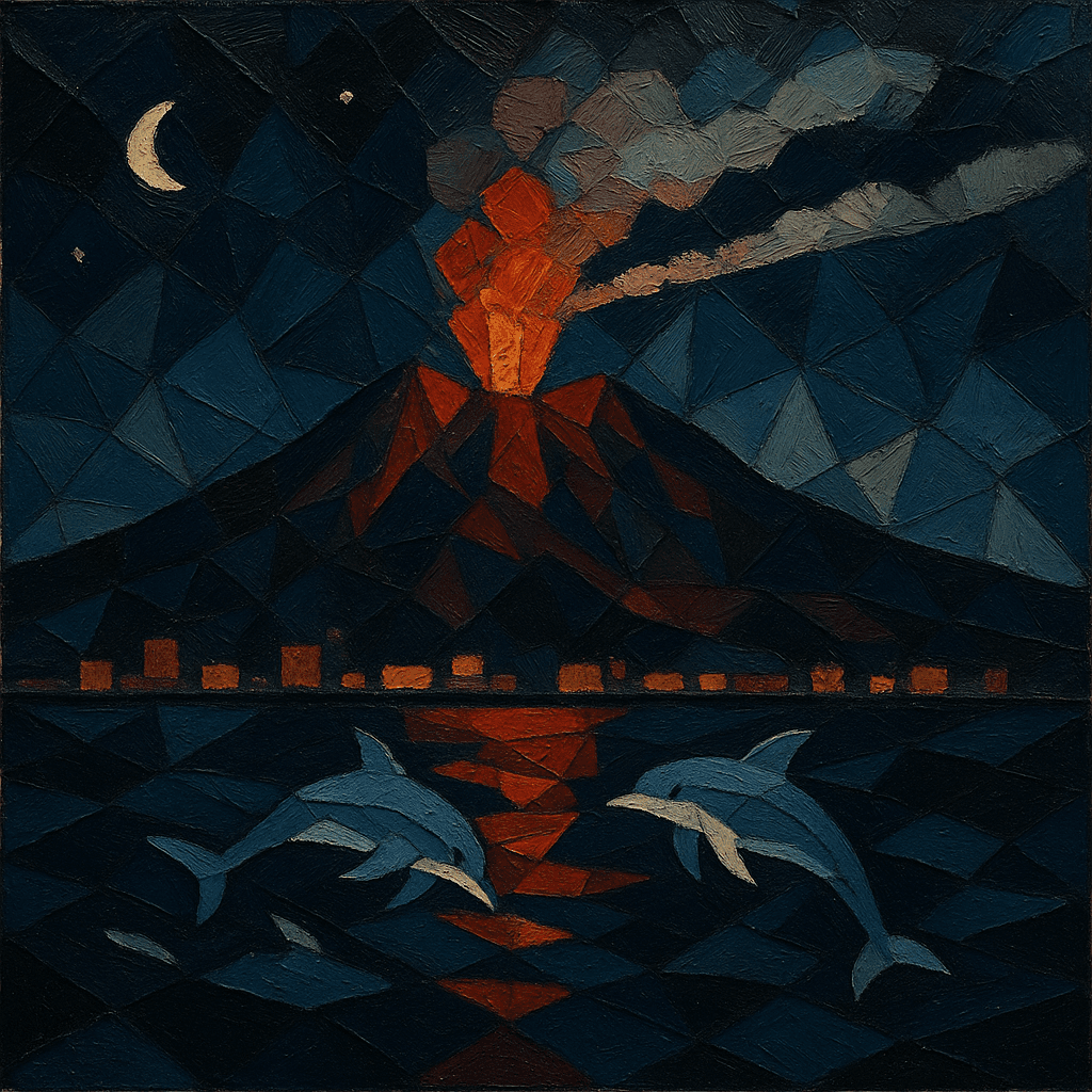 夜間噴火