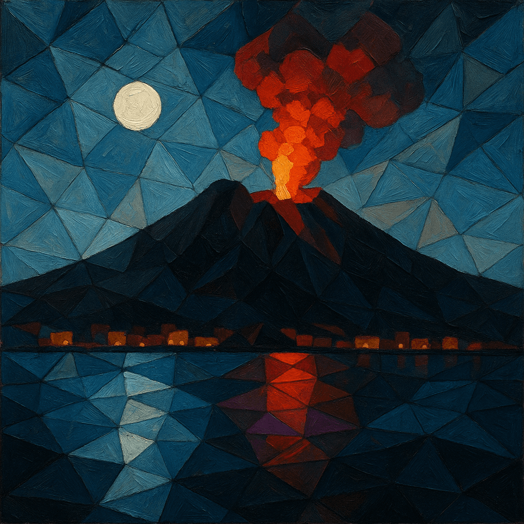 夜間噴火
