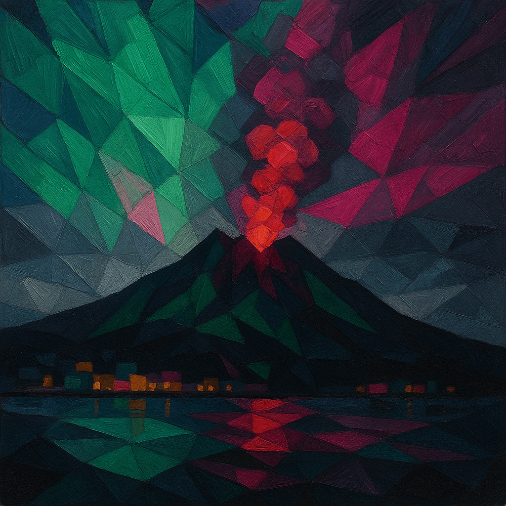 夜間噴火