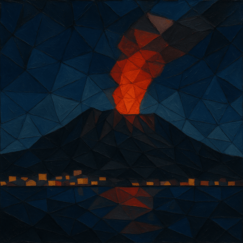 夜間噴火