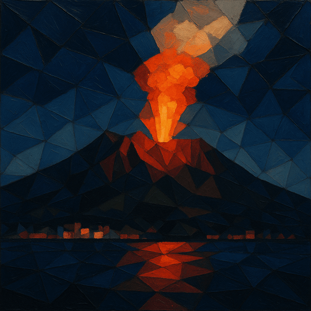 夜間噴火