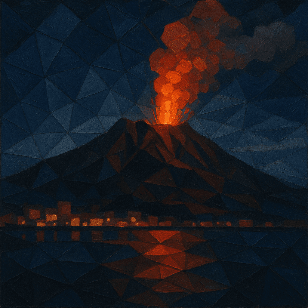 夜間噴火