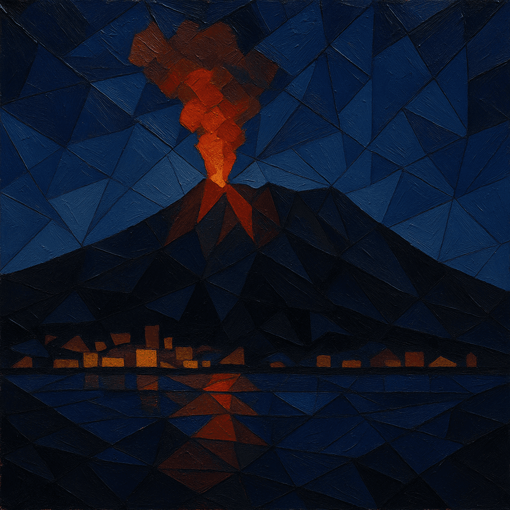 夜間噴火