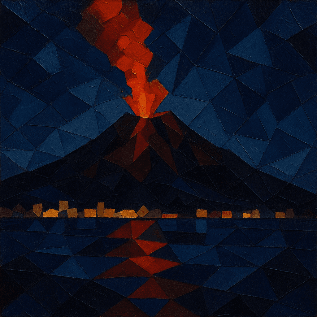 夜間噴火