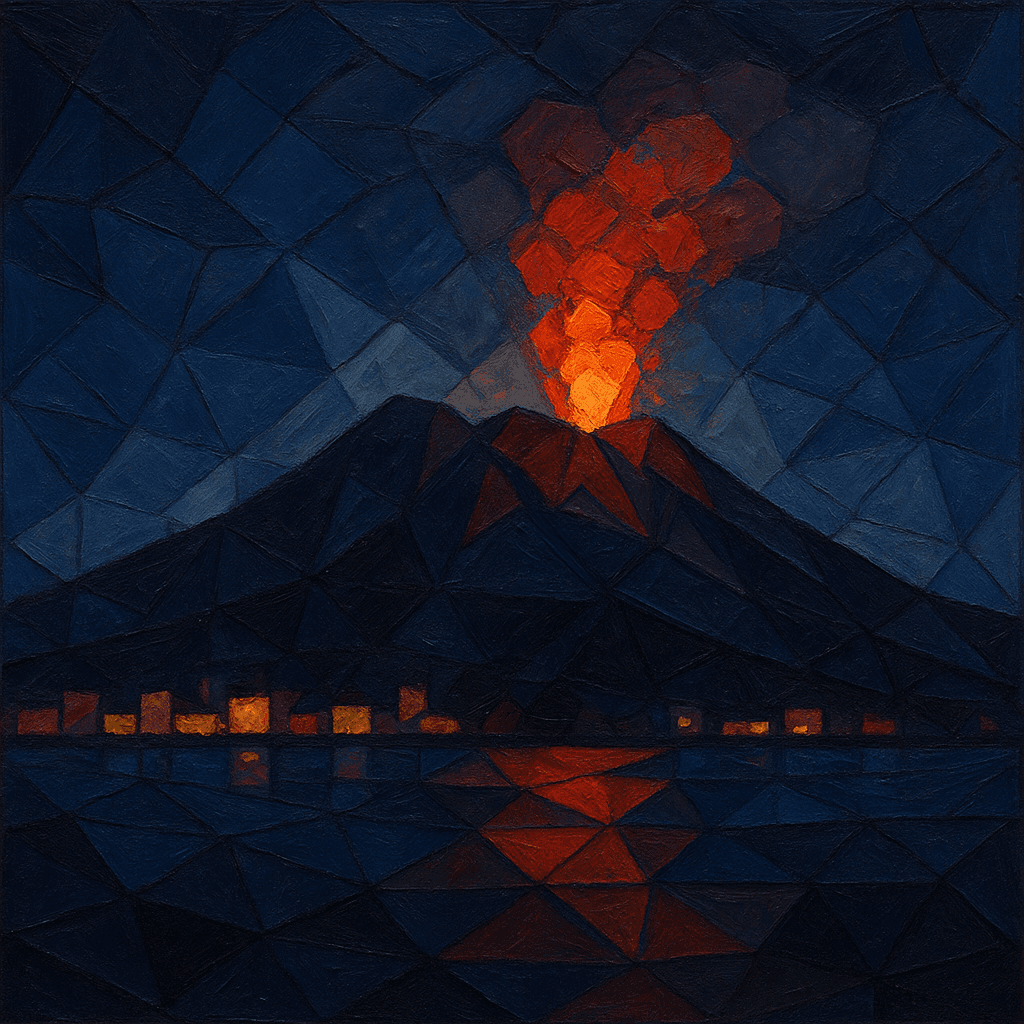 夜間噴火