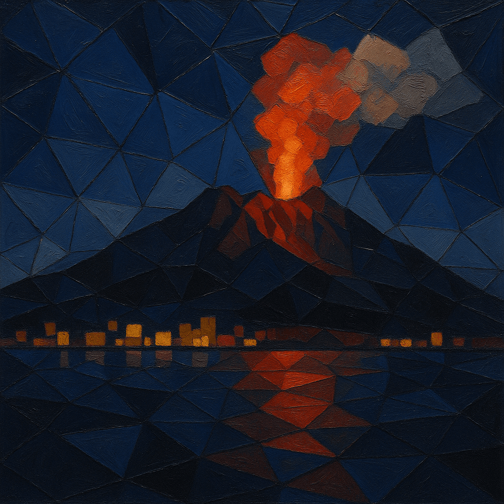 夜間噴火