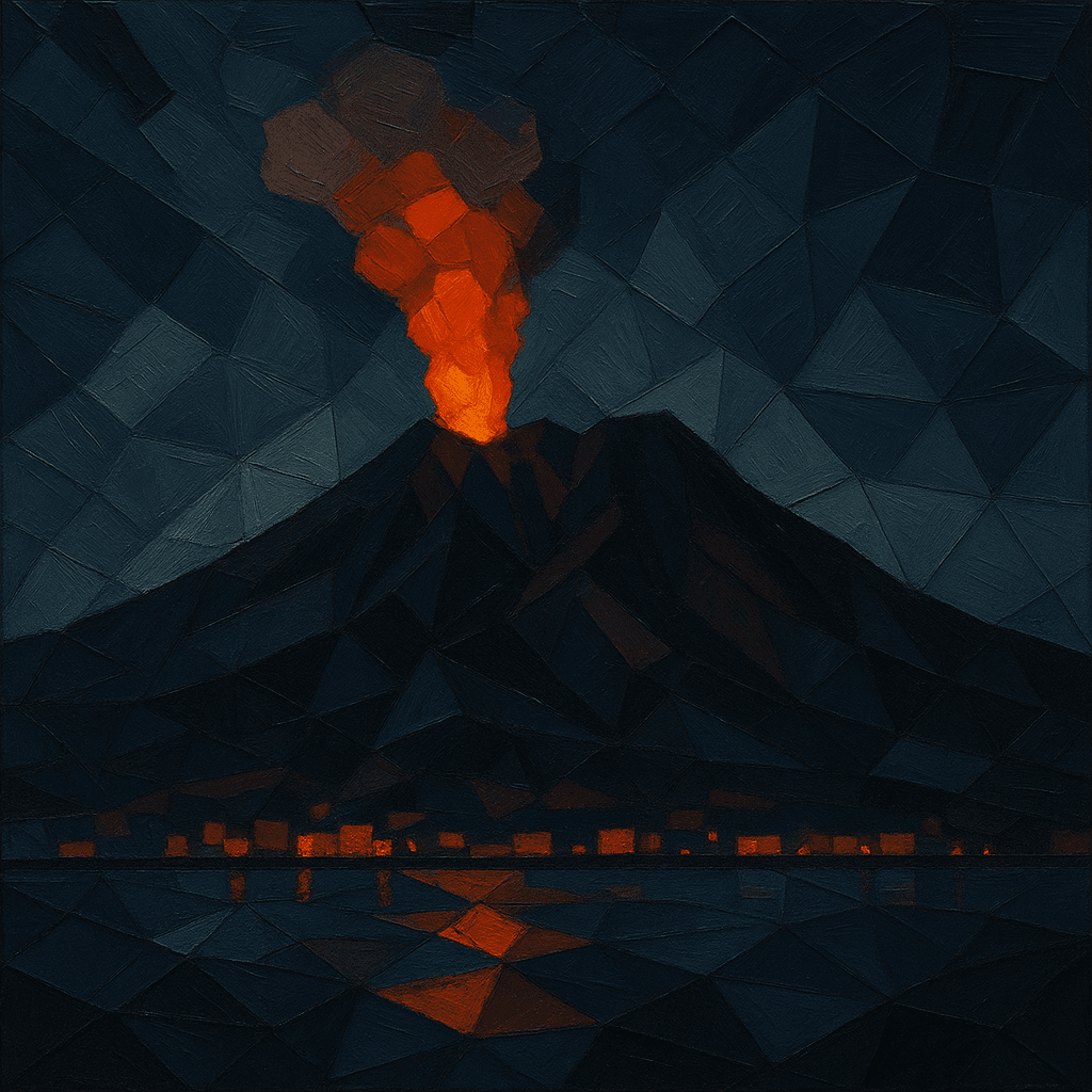 夜間噴火