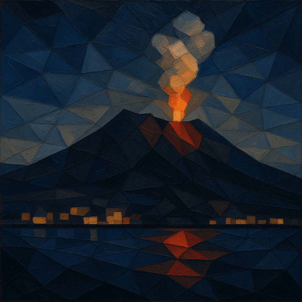 夜間噴火