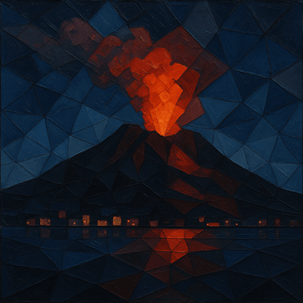 夜間噴火