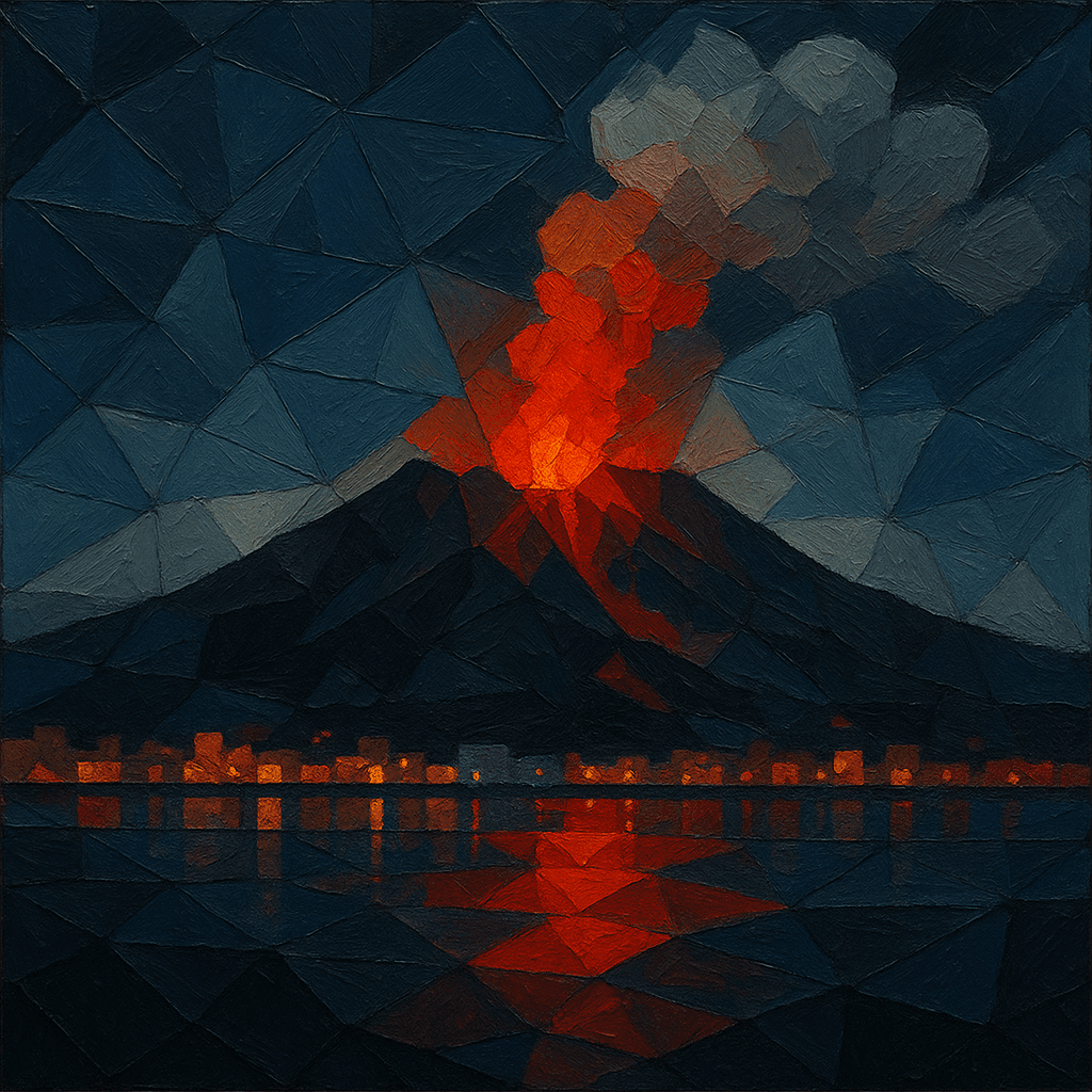夜間噴火