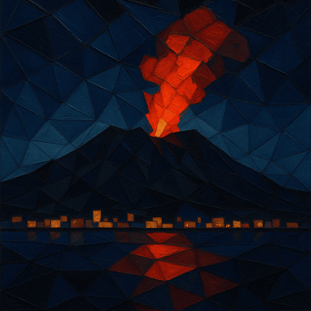 夜間噴火