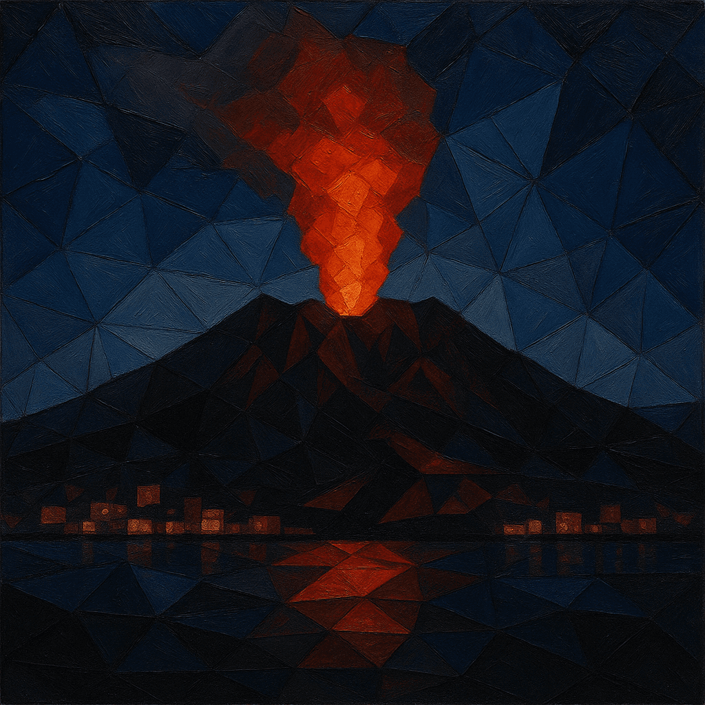 夜間噴火