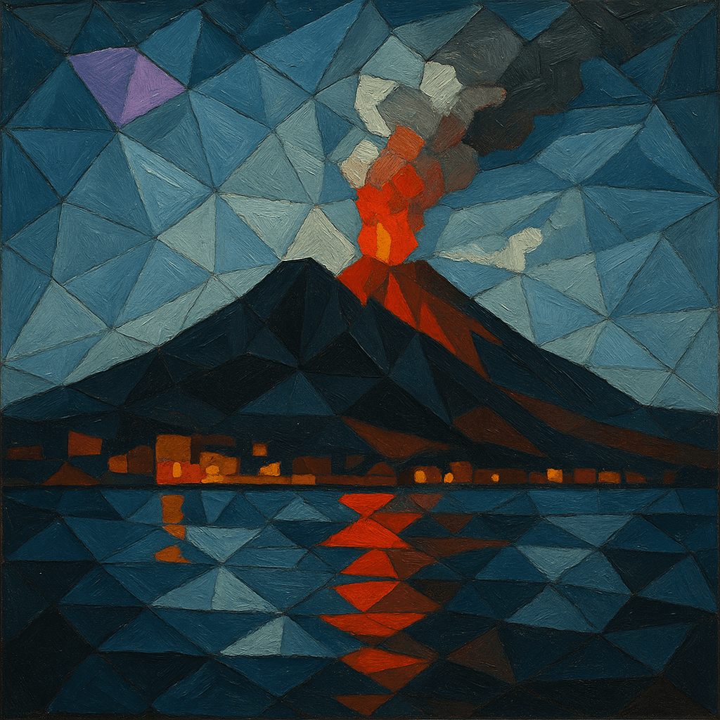 夜間噴火