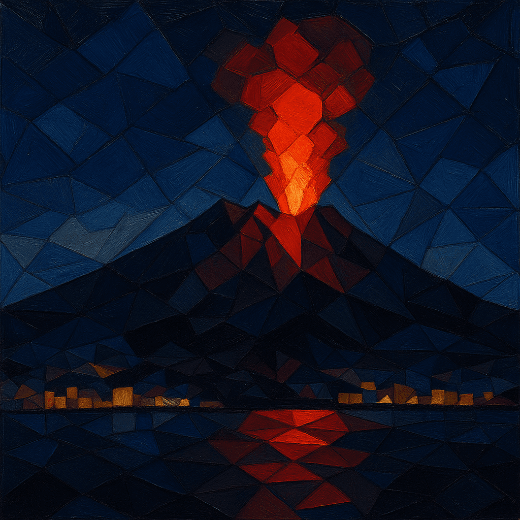 夜間噴火