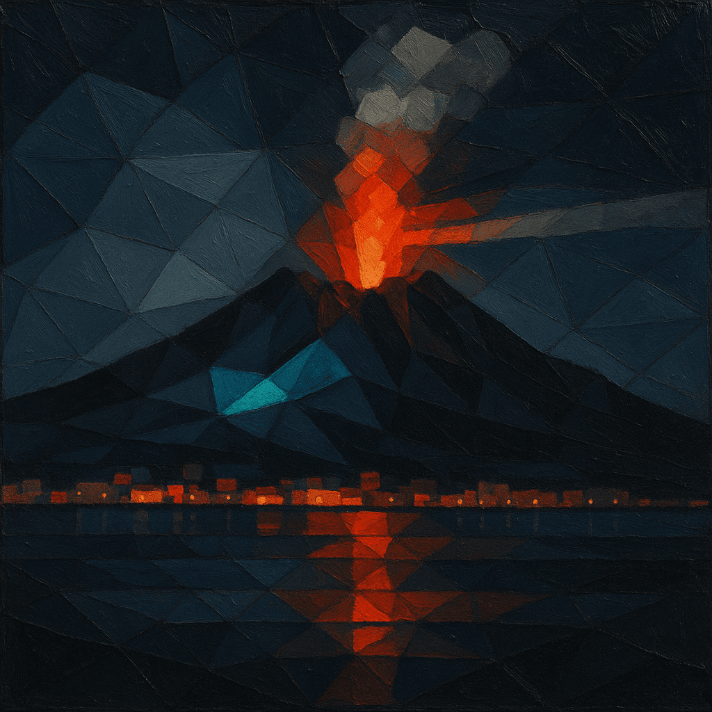 夜間噴火
