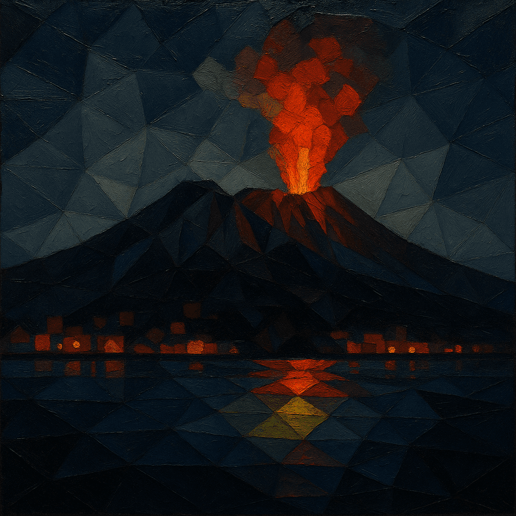 夜間噴火