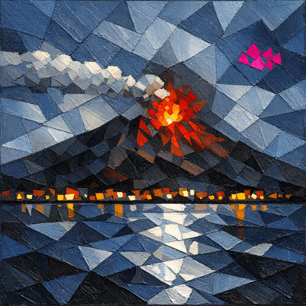 夜間噴火
