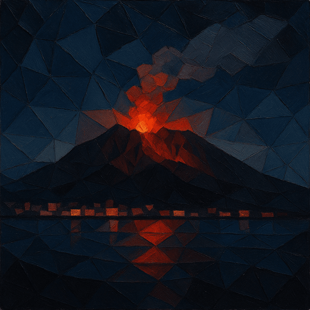 夜間噴火