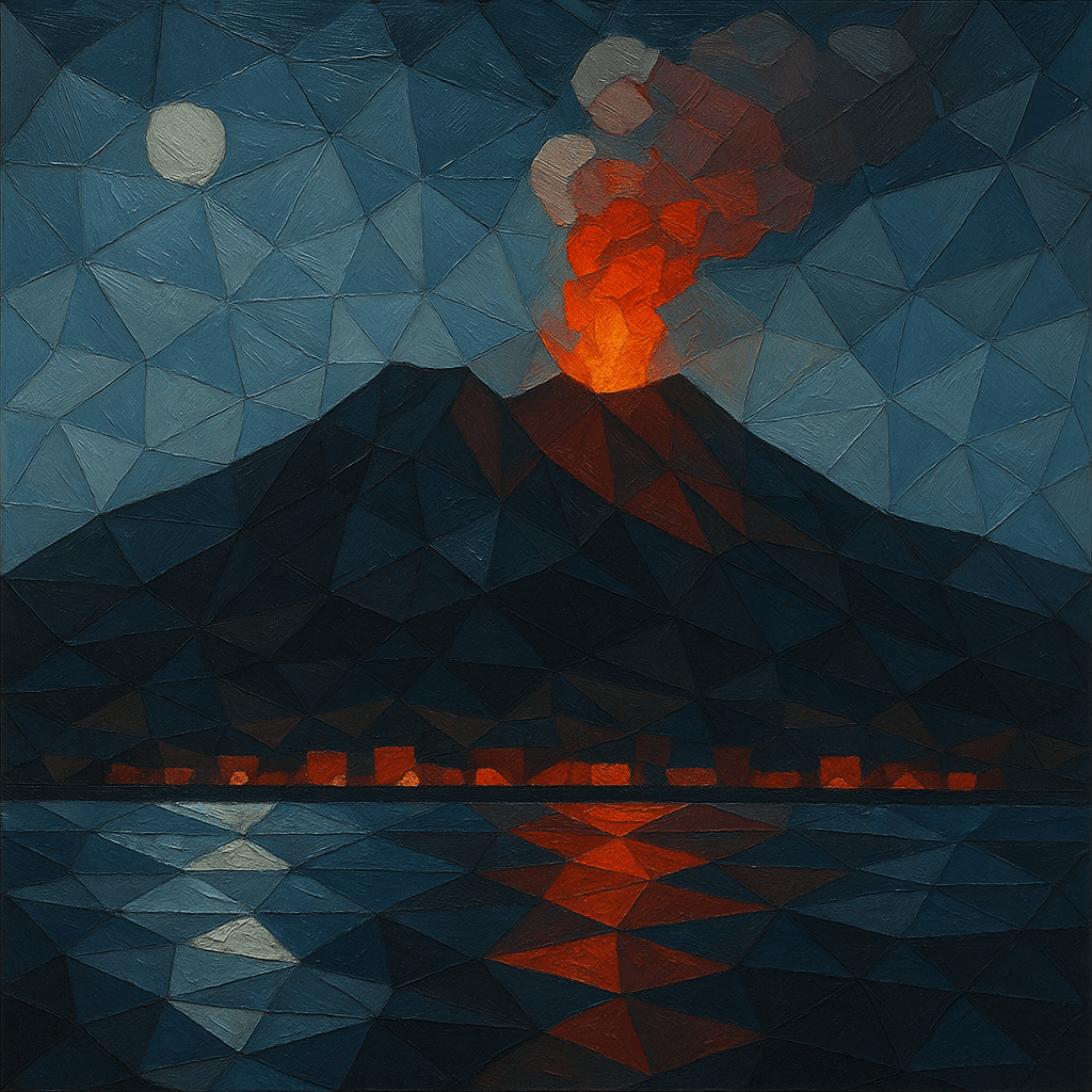 夜間噴火