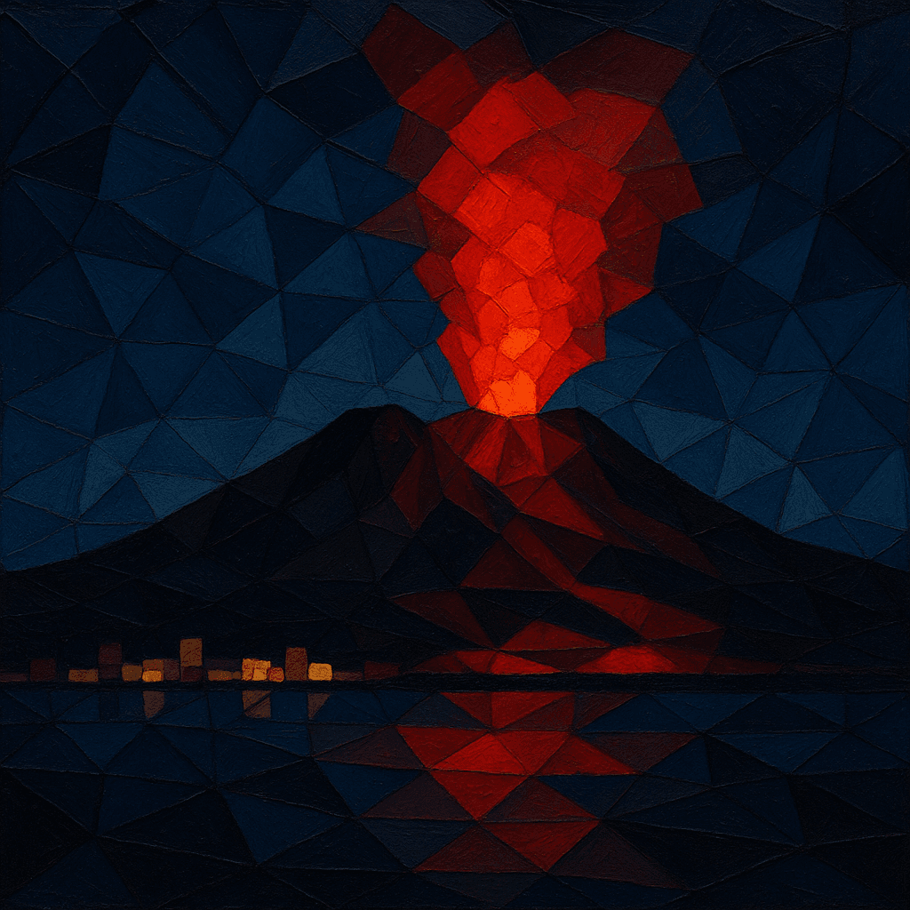 夜間噴火