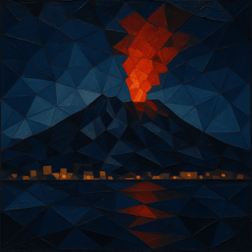 夜間噴火