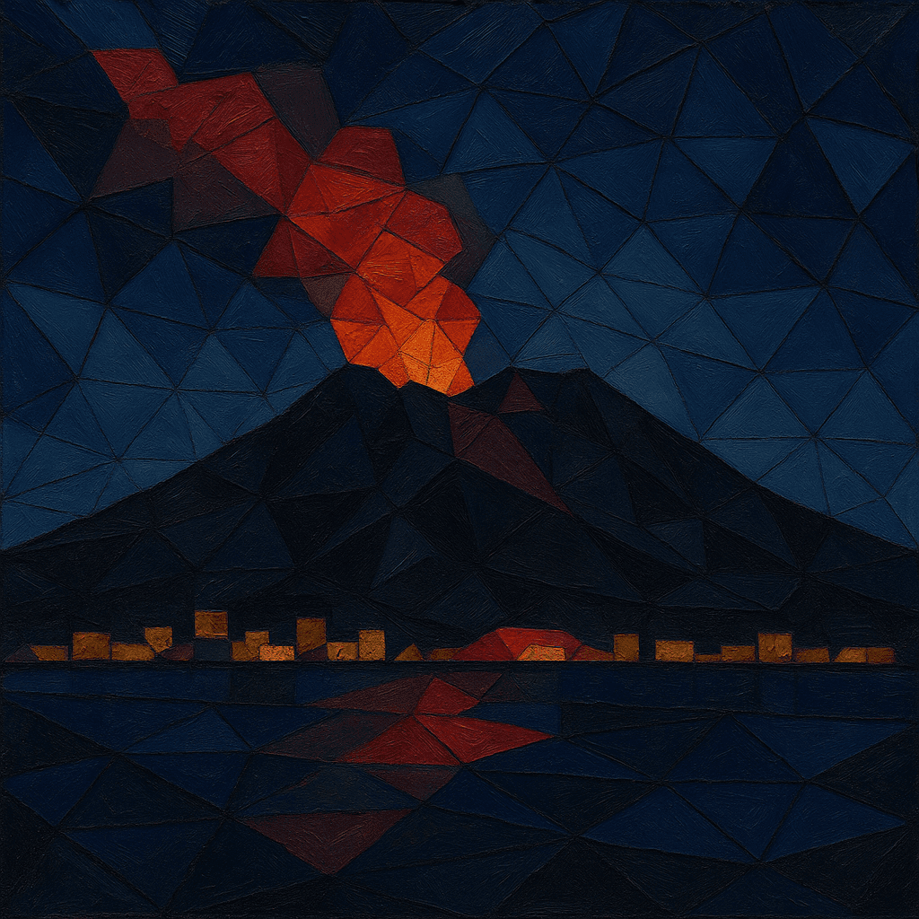 夜間噴火