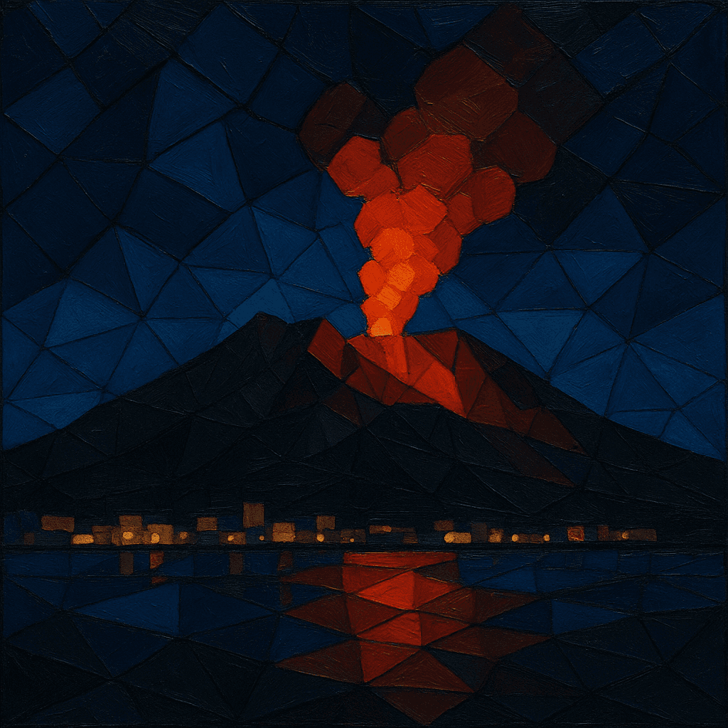 夜間噴火