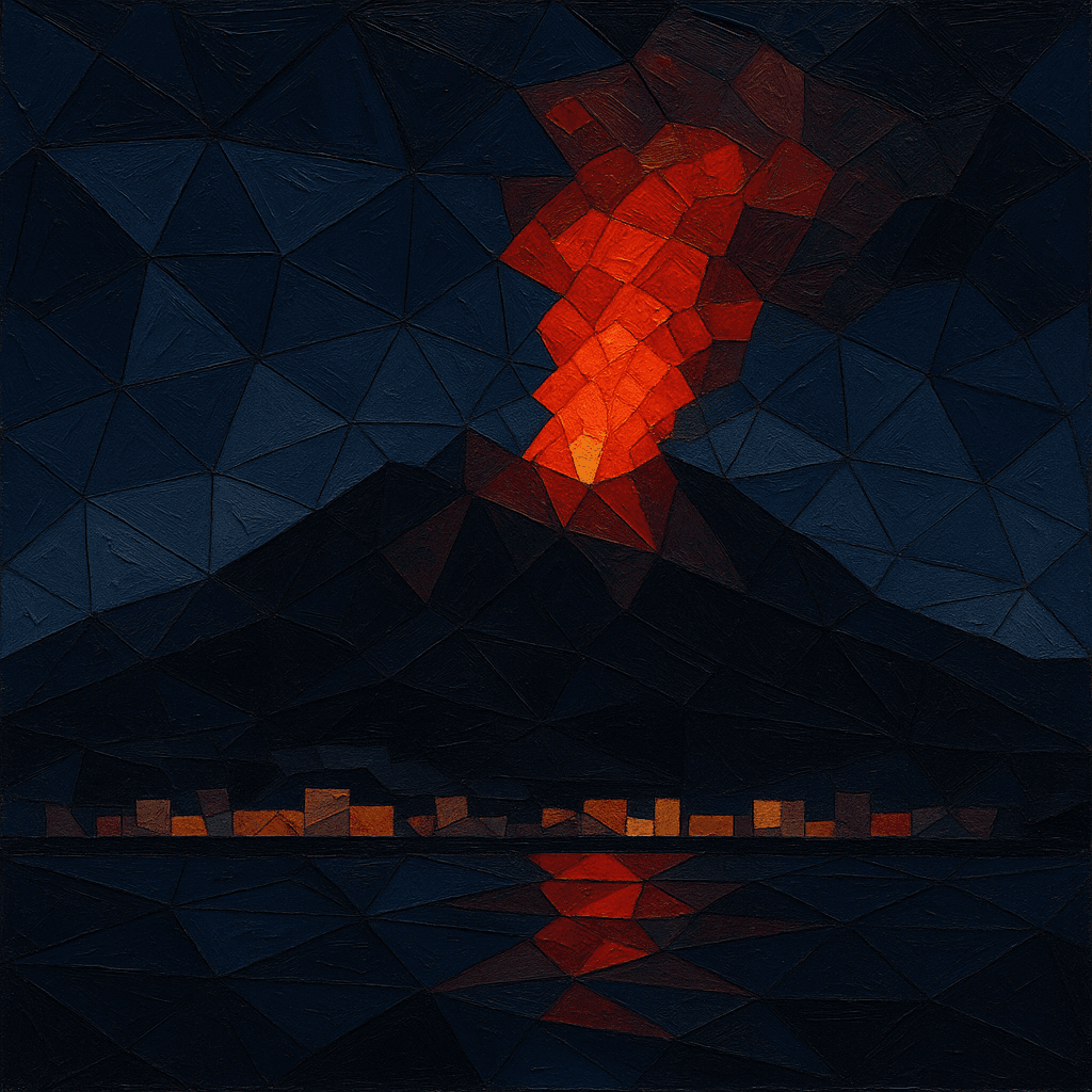 夜間噴火