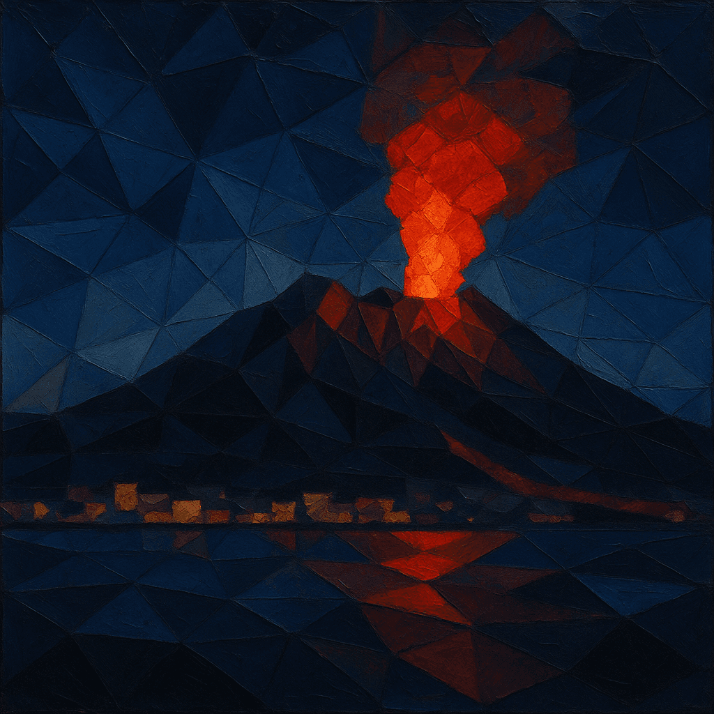 夜間噴火