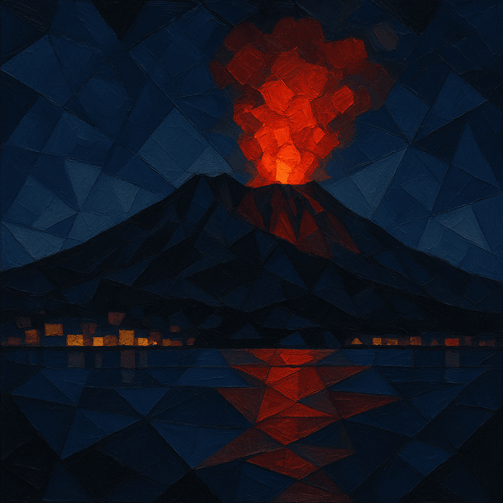 夜間噴火