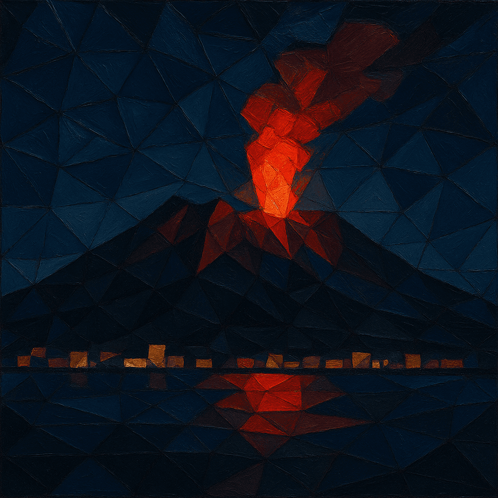 夜間噴火