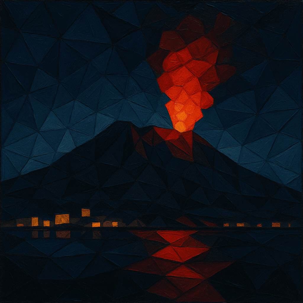 夜間噴火