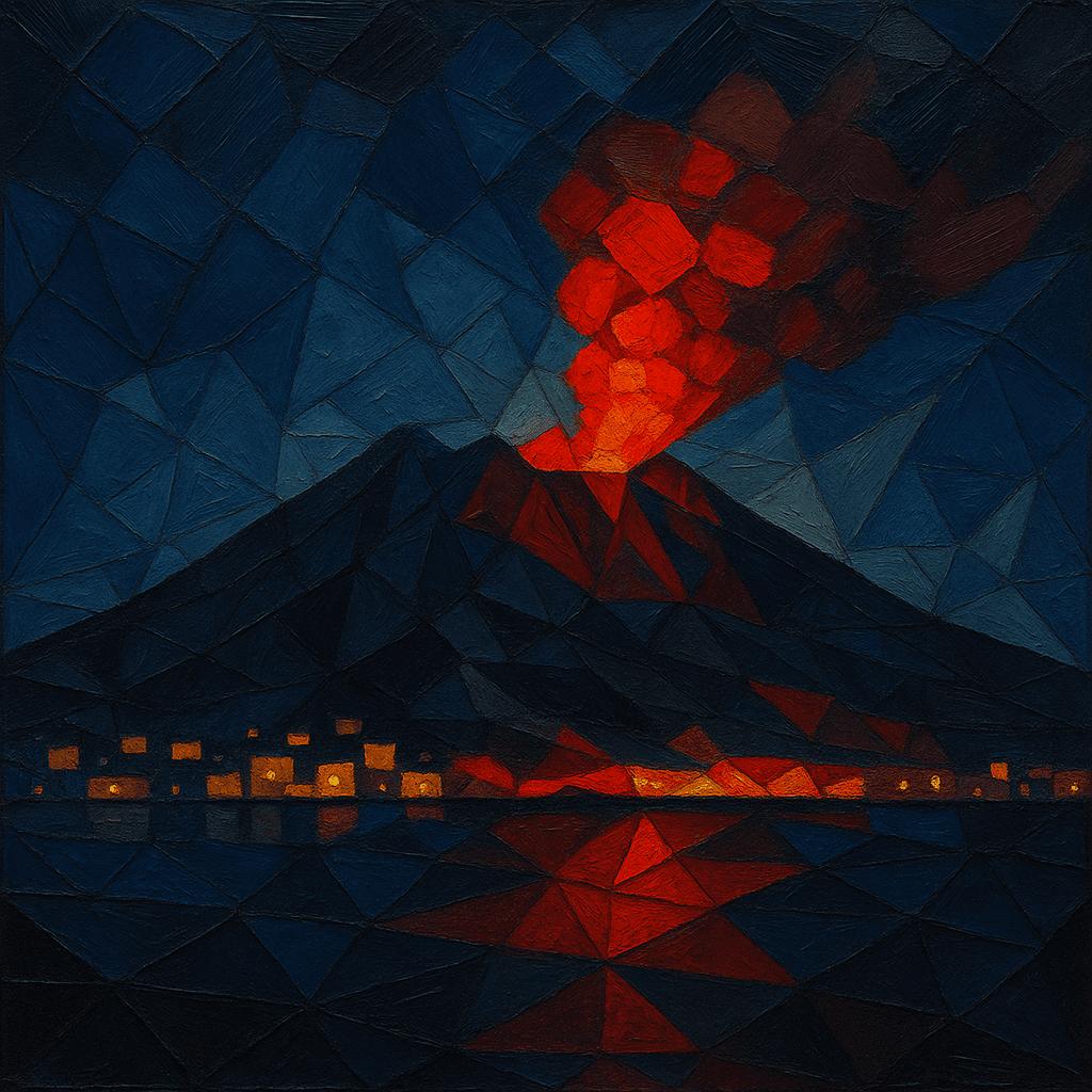 夜間噴火