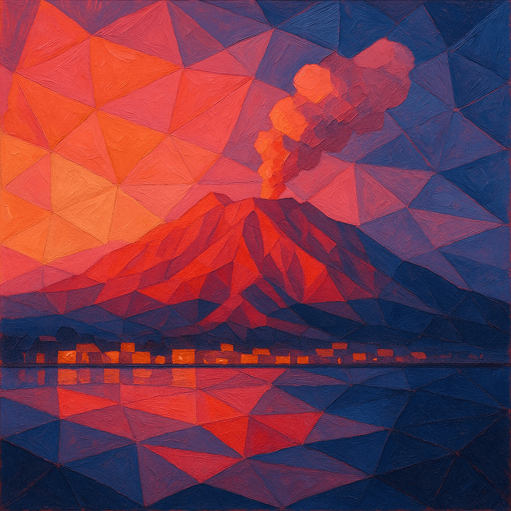 夜間噴火