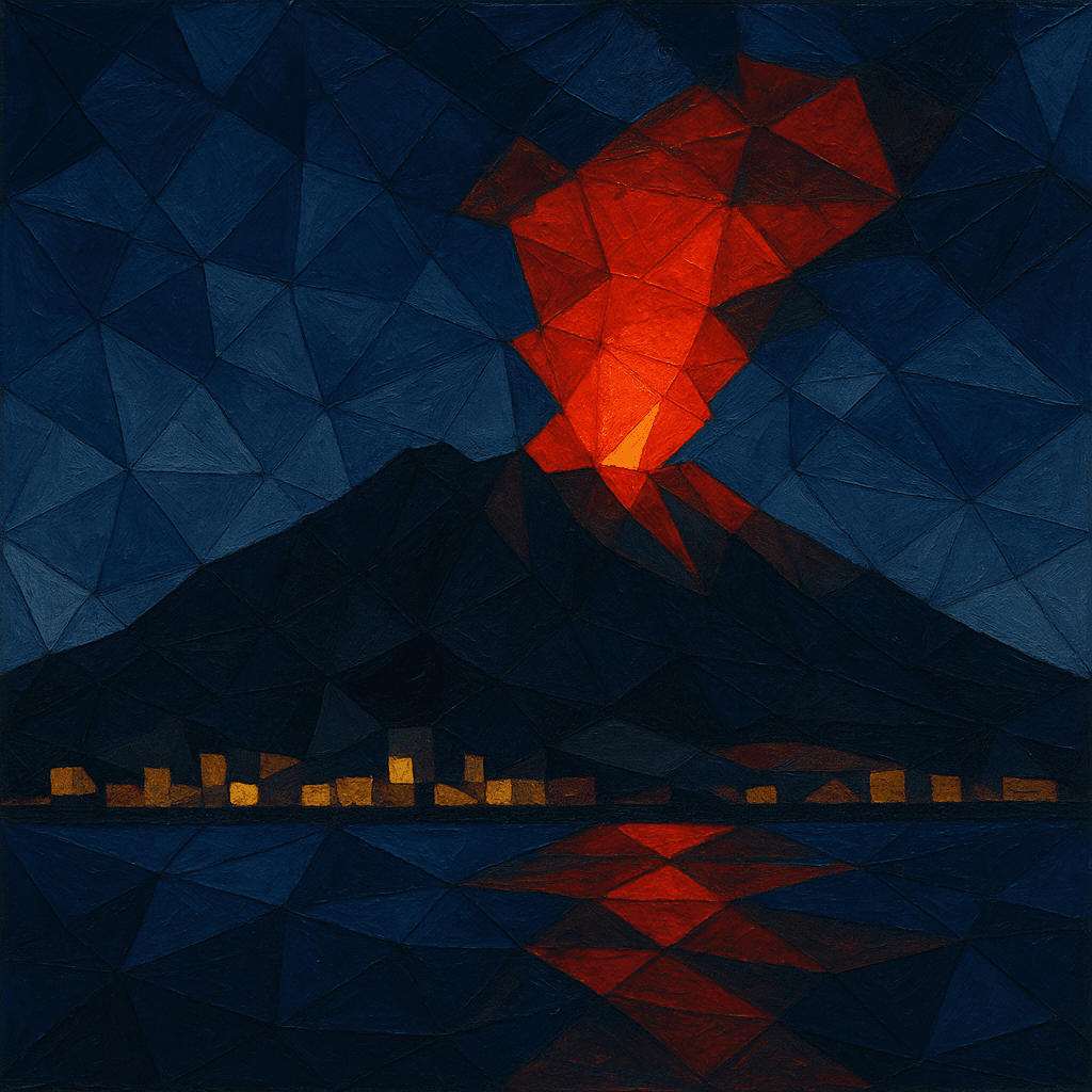 夜間噴火