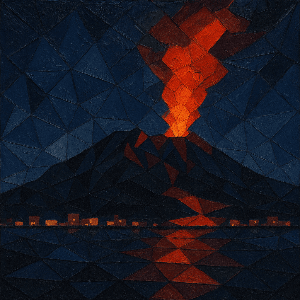 夜間噴火