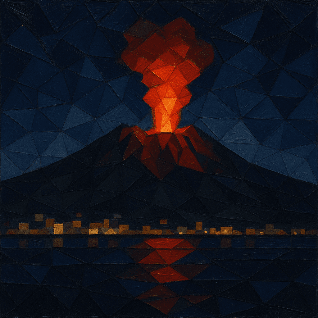夜間噴火