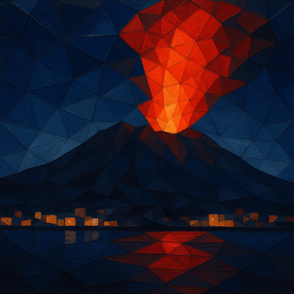 夜間噴火