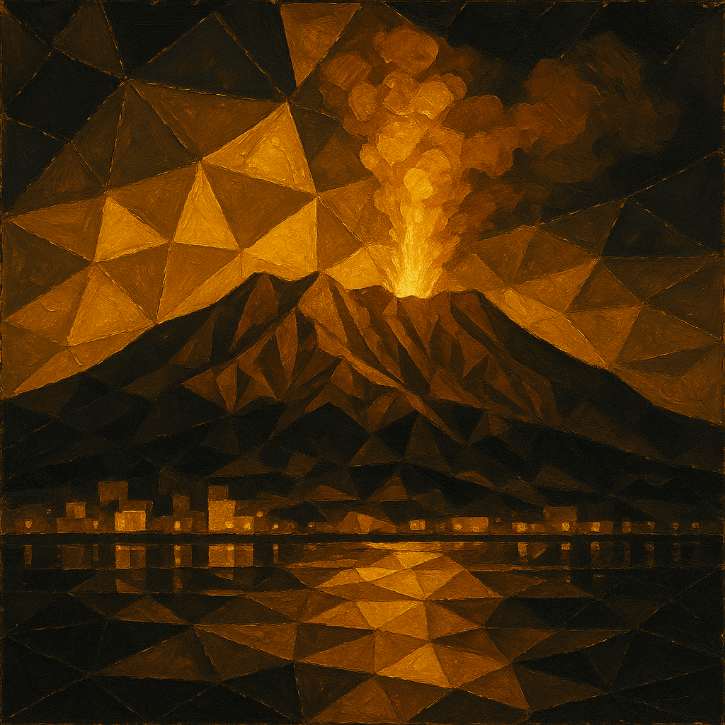 夜間噴火