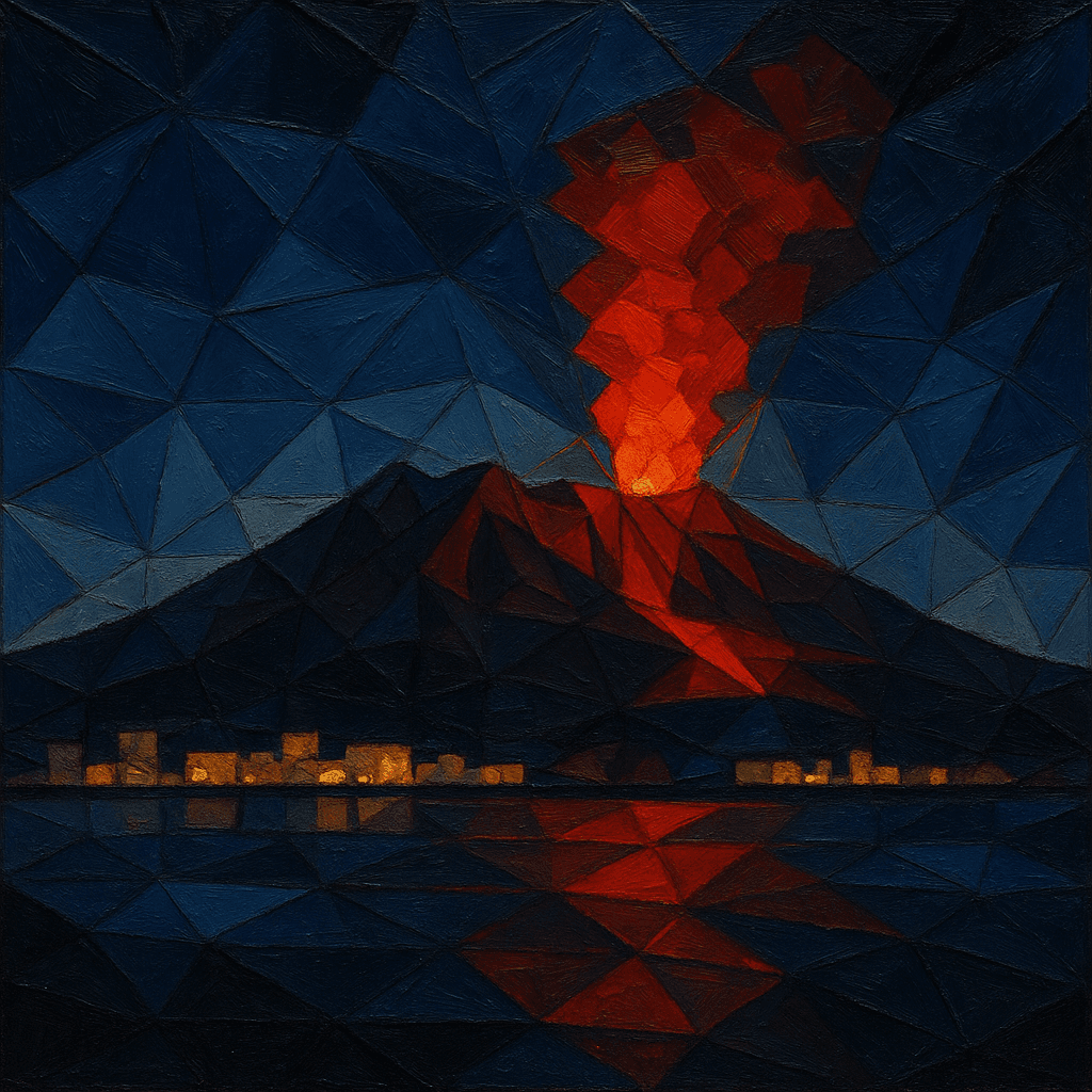 夜間噴火