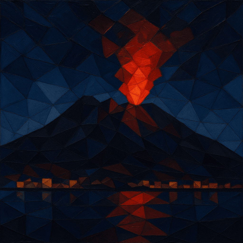 夜間噴火
