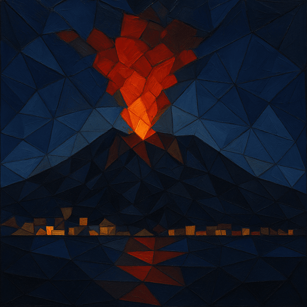夜間噴火