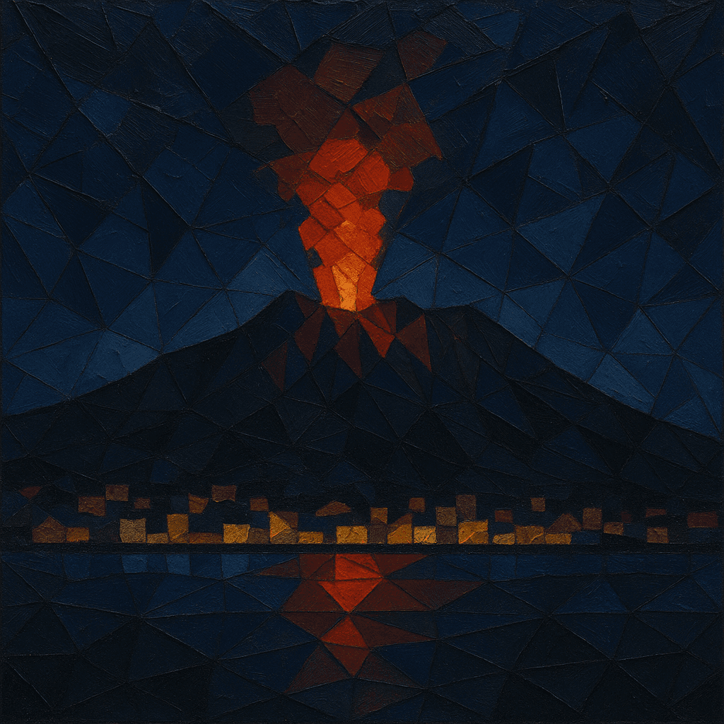 夜間噴火