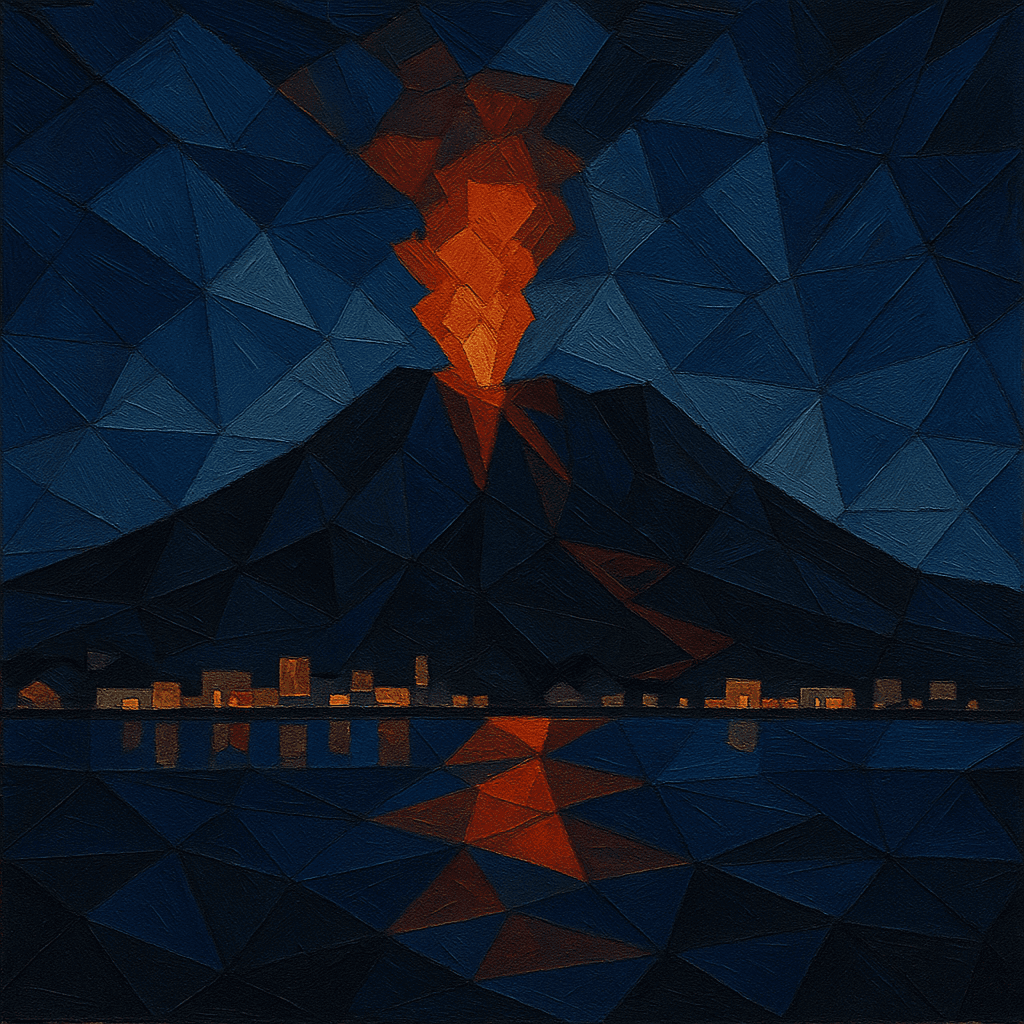 夜間噴火