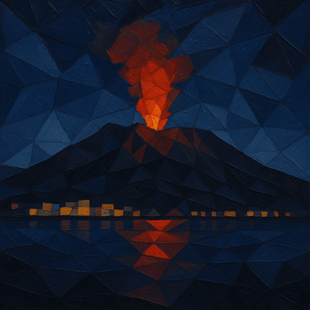 夜間噴火