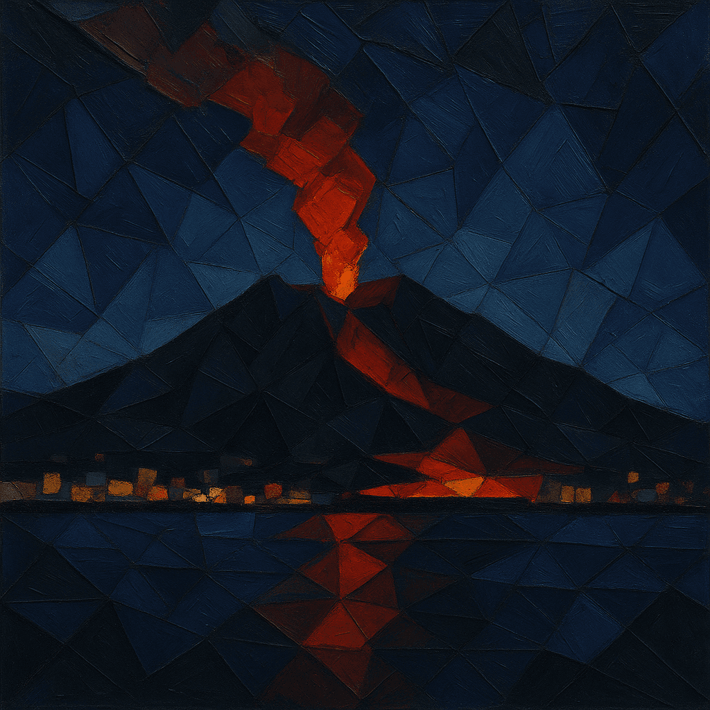 夜間噴火