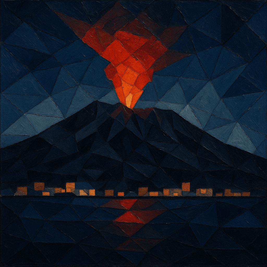 夜間噴火
