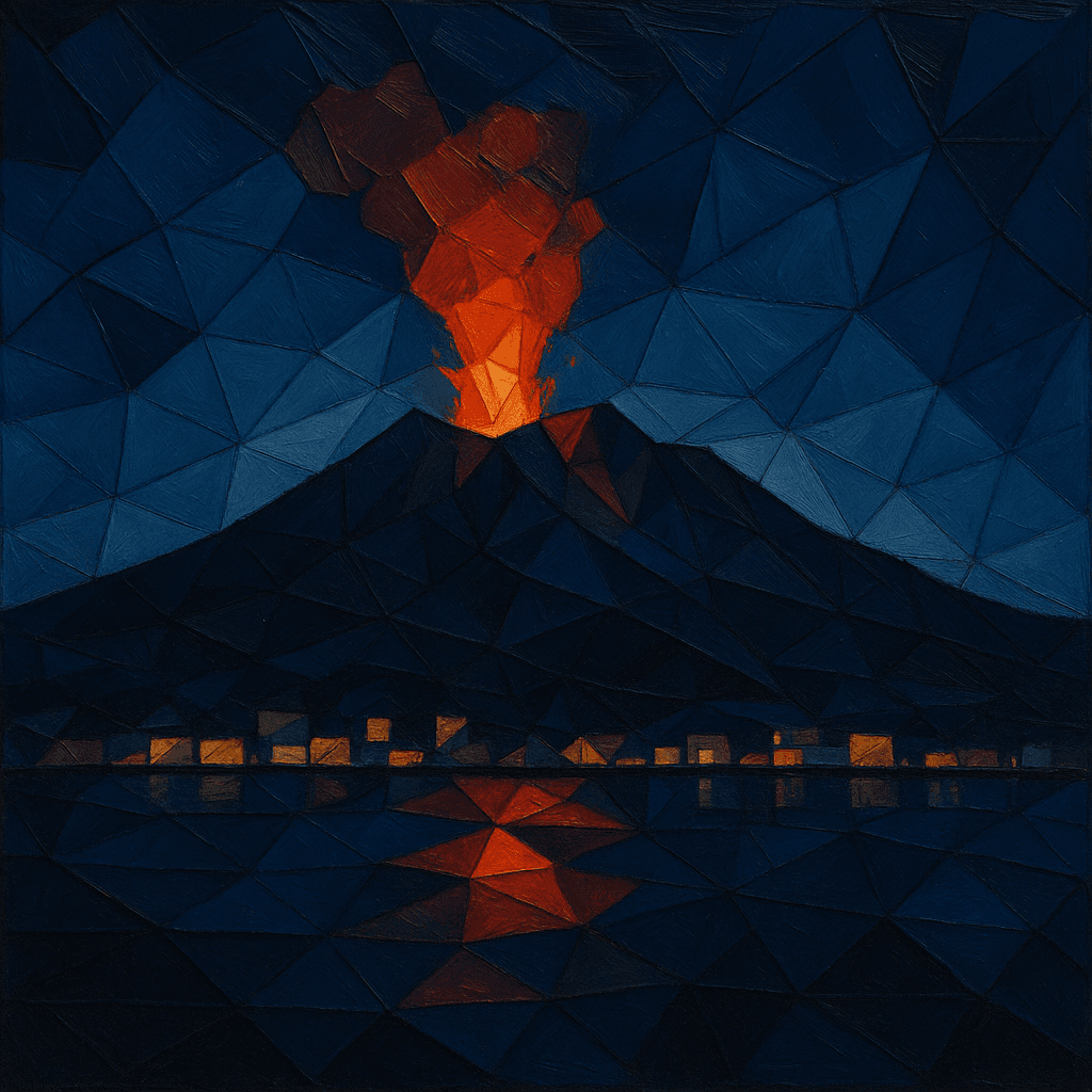 夜間噴火