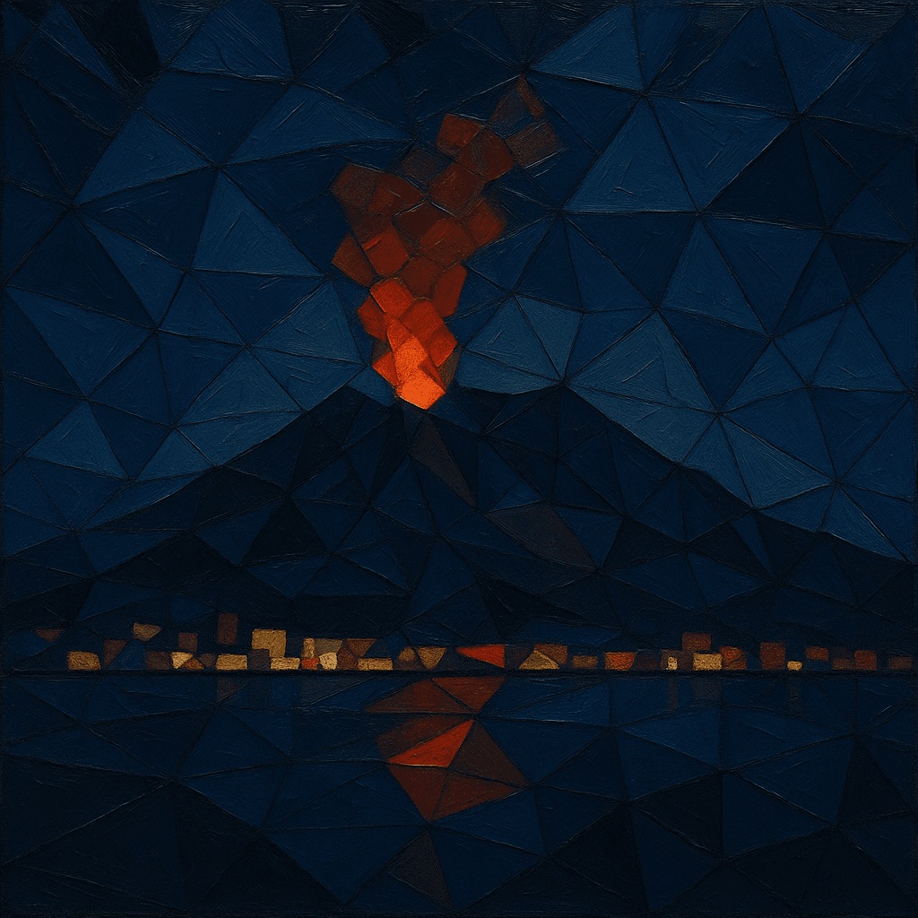 夜間噴火